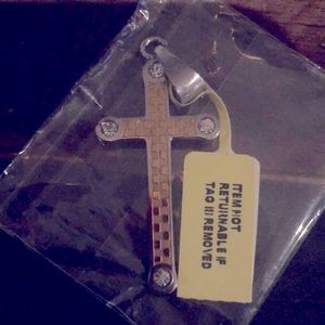 Nice Cross Pendant with Sim Diamonds